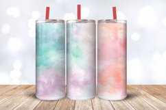Pastel Watercolor Soft Tumbler Wrap, 20oz Skinny Tumbler Wra Product Image 3