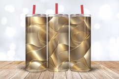 Elegant Golden Textures Tumbler Wrap, 20oz Skinny Tumbler Wr Product Image 3