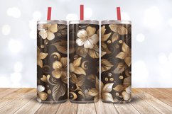 Floral Coffee Tumbler Wrap, 20oz Skinny Tumbler Wrap Product Image 3