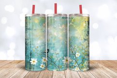 Spring Mixed Media Tumbler Wrap, 20oz Skinny Tumbler Wraps Product Image 3