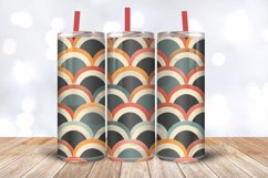 Semicircular Arches Tumbler Wrap, 20oz Skinny Tumbler Wraps Product Image 3