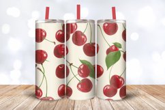 Cherries Tumbler Wrap, 20oz Skinny Tumbler Wraps Product Image 3