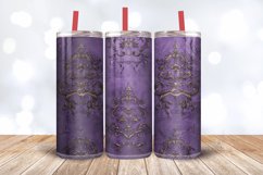Luxury Purple Tumbler Wrap, 20oz Skinny Tumbler Wraps Product Image 3
