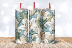 Regal Lily Flowers Tumbler Wrap, 20oz Skinny Tumbler Wrap Product Image 3