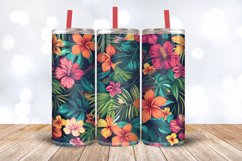 Hawaiian Caribbean Paradise Tumbler Wrap, 20oz Skinny Tumble Product Image 3