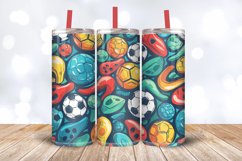 Soccer Fun Tumbler Wrap, 20oz Skinny Tumbler Wraps Product Image 3