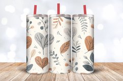 Vintage Cottage core Hearts Leaves Tumbler Wrap, 20oz Skinny Product Image 3