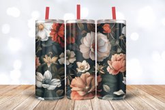 Florals Tumbler Wrap, 20oz Skinny Tumbler Wraps Product Image 3