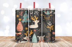 Joyful Christmas Tumbler Wrap, 20oz Skinny Tumbler Wraps Product Image 3