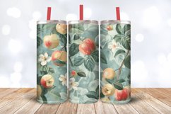 Cottage core Apple Garden Tumbler Wrap, 20oz Skinny Tumbler Product Image 3