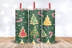 Joyful Christmas Tumbler Wrap, 20oz Skinny Tumbler Wraps Product Image 3