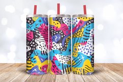 90s Abstract Funky Pop Tumbler Wrap, 20oz Skinny Tumbler Wra Product Image 3