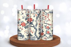 Chinoiseries Tumbler Wraps, 20oz Skinny Tumbler Wrap Product Image 3