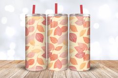 Fall Gentle Leaves Tumbler Wrap, 20oz Skinny Tumbler Wrap Product Image 3