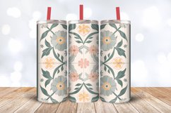 Pastel Bouquet Quilt Tumbler Wrap, 20oz Skinny Tumbler Wrap Product Image 3