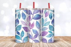 Watercolor Flowers Tumbler Wrap, 20oz Skinny Tumbler Wraps Product Image 3