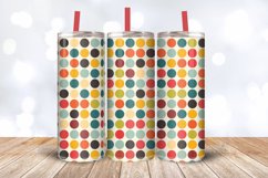 Colorful Big Dots Tumbler Wrap, 20oz Skinny Tumbler Wraps Product Image 3