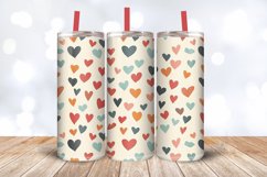 Tiny Hearts Tumbler Wrap, 20oz Skinny Tumbler Wraps Product Image 3