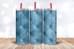 Luxury Baby Blue Tumbler Wrap, 20oz Skinny Tumbler Wraps Product Image 3
