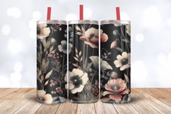 Colorful Florals Tumbler Wrap, 20oz Skinny Tumbler Wrap Product Image 3