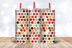 Polka Dots Tumbler Wrap, 20oz Skinny Tumbler Wraps Product Image 3