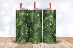Green Christmas Tumbler Wrap, 20oz Skinny Tumbler Wraps Product Image 3