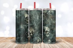 Skull Web Tumbler Wrap, 20oz Skinny Tumbler Wraps Product Image 3