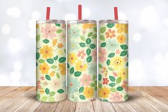 Spring Flower Tumbler Wrap, 20oz Skinny Tumbler Wraps Product Image 3