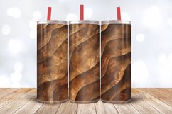 Luxury Bronze Tumbler Wrap, 20oz Skinny Tumbler Wraps Product Image 3