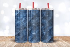Luxury Indigo Tumbler Wrap, 20oz Skinny Tumbler Wraps Product Image 3