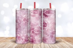 Frosted Rose Tumbler Wrap, 20oz Skinny Tumbler Wraps Product Image 3