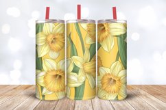 Vibrant Daffodil Flowers Tumbler Wrap, 20oz Skinny Tumbler W Product Image 3