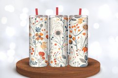 Autumn Garden Tumbler Wraps, 20oz Skinny Tumbler Wrap Product Image 3