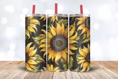 Sunflower Boho Tumbler Wrap, 20oz Skinny Tumbler Wraps Product Image 3