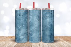 Luxury Dusty Blue Tumbler Wrap, 20oz Skinny Tumbler Wraps Product Image 3