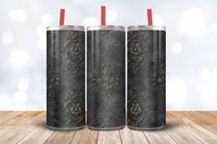 Luxury Black Tumbler Wrap, 20oz Skinny Tumbler Wraps Product Image 3