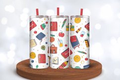 Back to School Tumbler Wraps, 20oz Skinny Tumbler Wrap Product Image 3