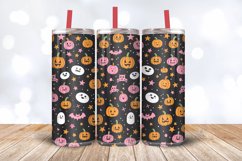 Kawaii Halloween Tumbler Wrap, 20oz Skinny Tumbler Wraps Product Image 3