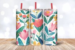 Spring Flower Tumbler Wrap, 20oz Skinny Tumbler Wraps Product Image 3