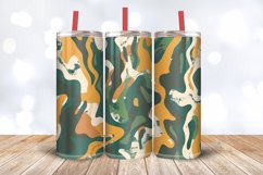 Decorative Camo Tumbler Wrap, 20oz Skinny Tumbler Wrap Product Image 3