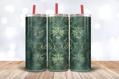 Antique Emerald Romance Tumbler Wrap, 20oz Skinny Tumbler Wr Product Image 3