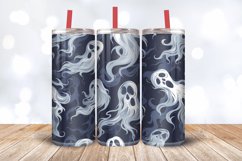 Wavy Ghosts Tumbler Wrap, 20oz Skinny Tumbler Wraps Product Image 3