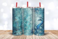 Peacock Spells Tumbler Wrap, 20oz Skinny Tumbler Wraps Product Image 3