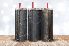 Black and Gold Framed Journal Tumbler Wrap, 20oz Skinny Tumb Product Image 3