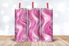 Pink Abstract Tumbler Wrap, 20oz Skinny Tumbler Wraps Product Image 3