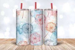 Watercolor Dandelions Tumbler Wrap, 20oz Skinny Tumbler Wrap Product Image 3