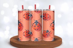 Ladybug Tumbler Wraps, 20oz Skinny Tumbler Wrap Product Image 3