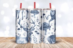 Enchanted Woodland Stag Tumbler Wrap, 20oz Skinny Tumbler Wr Product Image 3