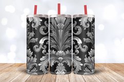 Monochrome Majesty Tumbler Wrap, 20oz Skinny Tumbler Wraps Product Image 3