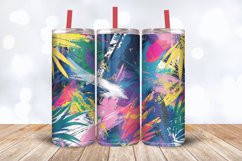 Exotic Mixed Media Paint Tumbler Wrap, 20oz Skinny Tumbler W Product Image 3